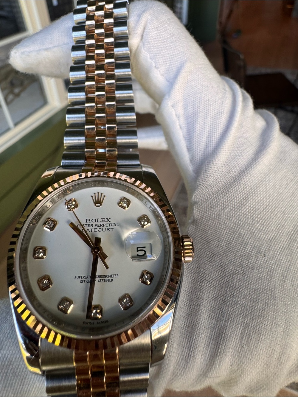 AUTHENTIC Rolex 36 mm  Oyster Perpetual Datejust Green Warranty Card and Tag - Picture 7 of 17